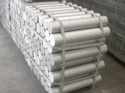 Image of alluminum bars ready for billeting