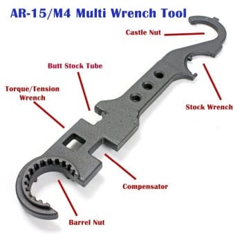 image of the tools required for an ar 15