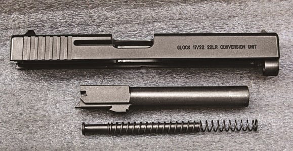 a picture of glock 17 conversion kit for 22lr