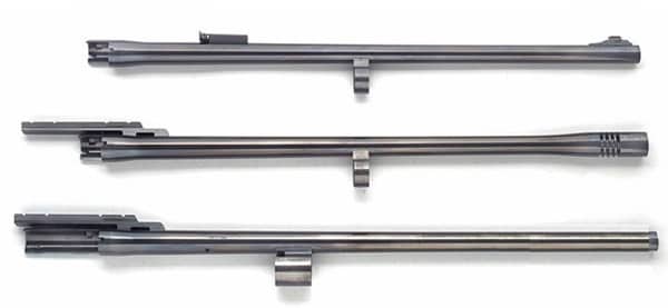 a picture of different shotgun barrel lengths