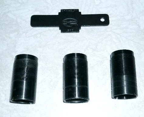 a picture of different shotgun chokes