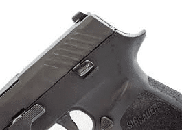 a picture of the SIG P320 Slide catch lever