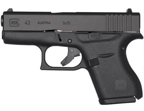image of a Glock 43 9mm handgun