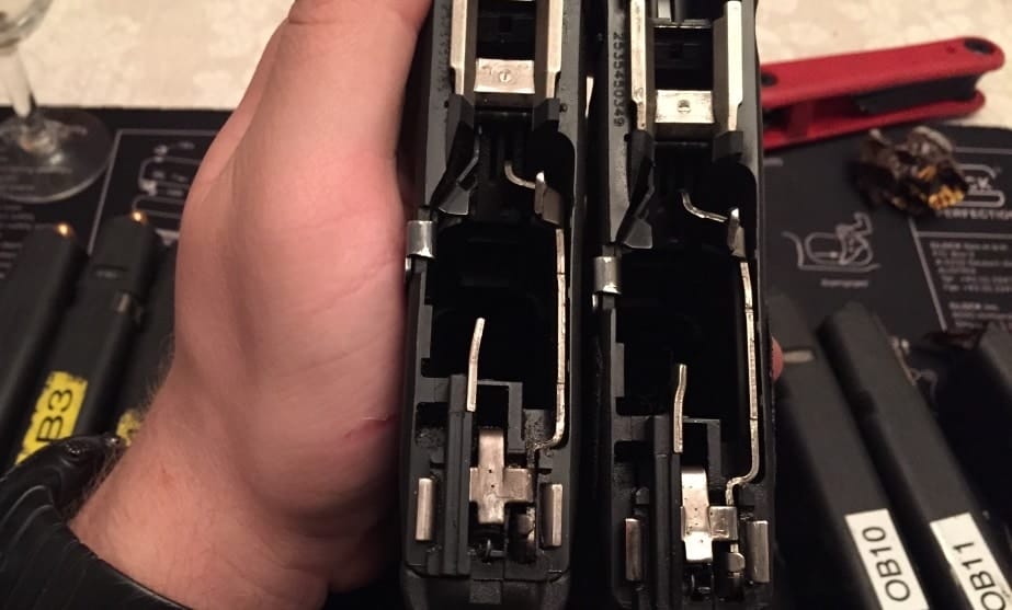 a picture of Glock internals