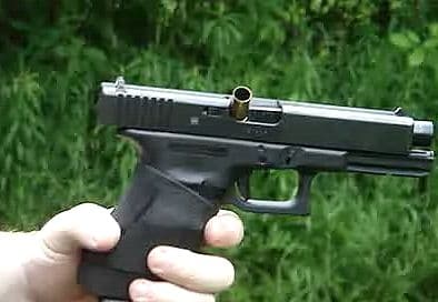 a picture of Glock stovepiping