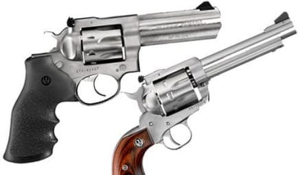 a picture of the Ruger GP100 and the Ruger Blackhawk in .327 Federal Magnum