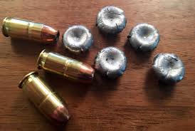 a picture of .45 ACP expanded hollow points