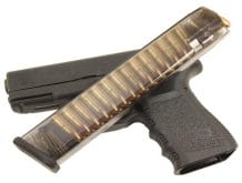 a picture of a Glock 19 with a 33-round magazine