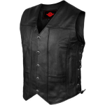 image of Alpha Leather Motorcycle Vest
