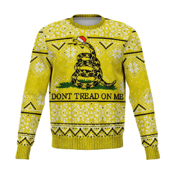 Don't Tread On Me Ugly Christmas Sweatshirt Jumper