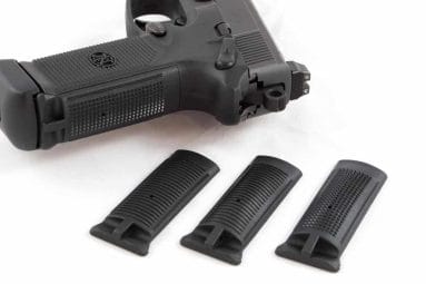 A picture of the FNX 45 Tactical's modular back straps