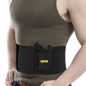 Adjustable Tactical Elastic Concealment Belly Band Gun Holster for CZ 82 