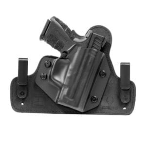 The Alien Gear Cloak Tuck 3.5 IWB Holster for MP SHield is built with neoprene and has a flexible base that requires no break in time