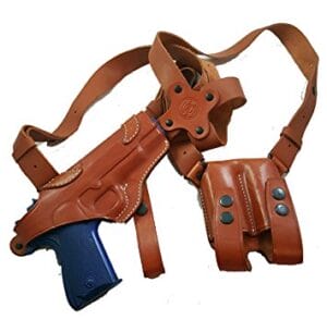 Leather Glock 26 Shoulder Holster (Right Hand Draw)