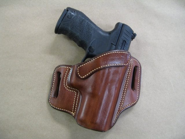 Azula Walther PPQ Molded Pancake Belt Holster is hand crafted using top quality leather