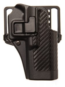The BLACKHAWK! Serpa CQC Carbon Fiber are quite popular with military and law enforcement