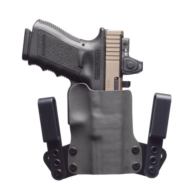 the Black Point Tactical Mini Wing IWB Holster offers custom made Kydex holsters for compact and full sized P320 pistols