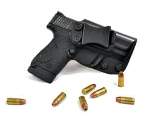 The CYA Supply Co. IWB MP Shield Concealed Carry Holster is made from Boltaron thermoplastic
