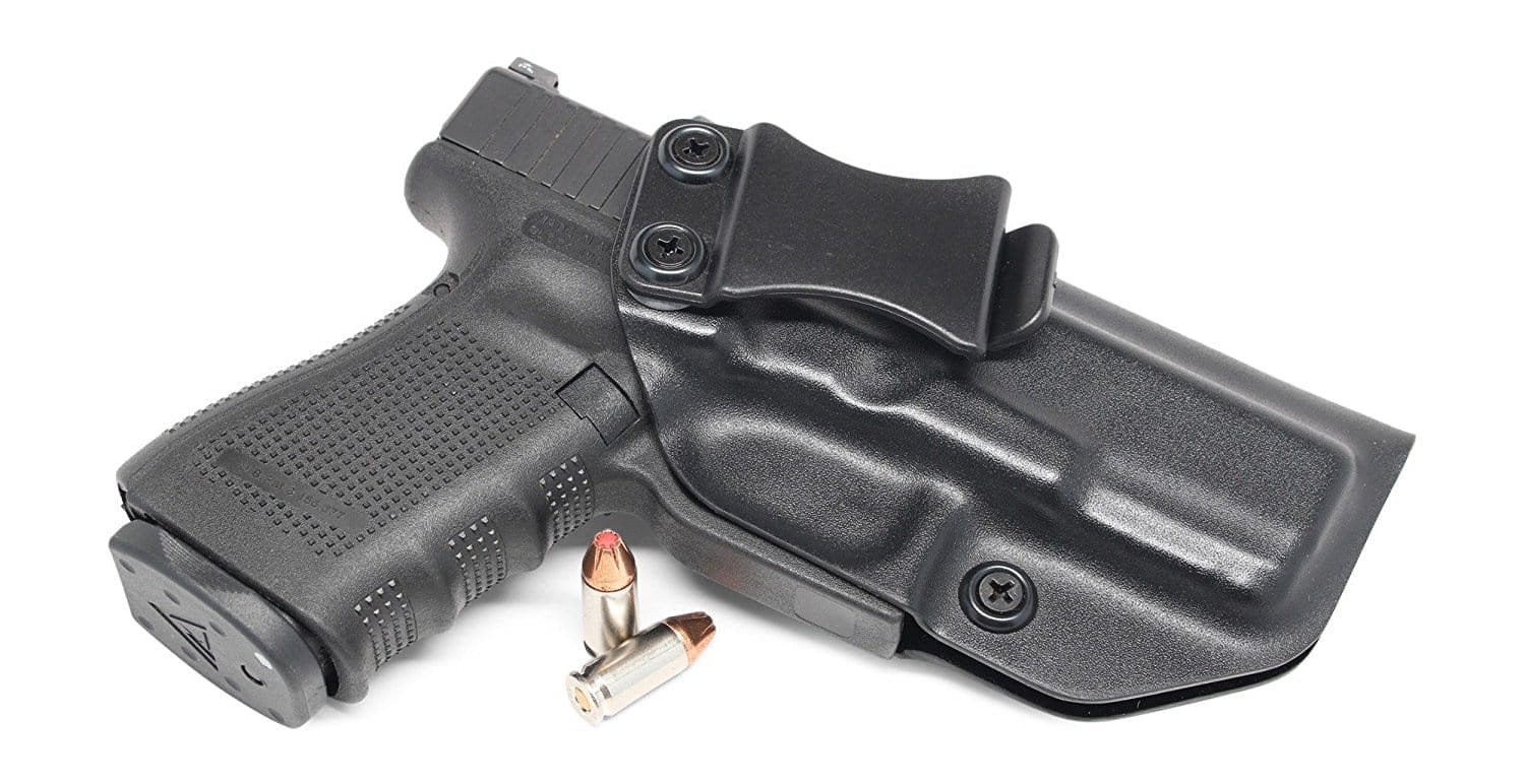 The Concealment Express IWB KYDEX Holster is made of Kydex and is specific to the Glock 43