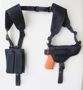 Federal Shoulder Holsters For Glocks Double Mag Pouch Horizontal Carry