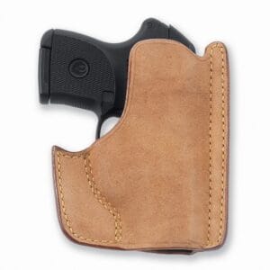 Brown Pocket holster for a 38 Special