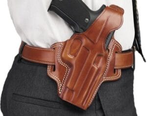 Galco Fletch High Ride Leather Paddle Holster