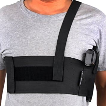 Linixu Deep Concealment is one of the few shoulder holsters that can be worn under a regular T-shirt