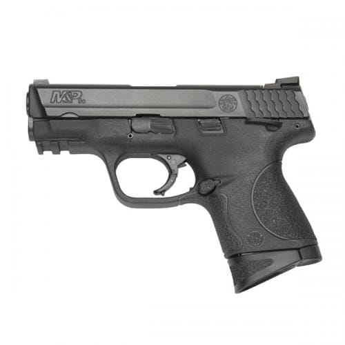 The Smith and Wesson M&P 9C is small but holds 12 plus 1 rounds