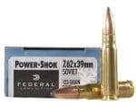 Box of 7.62x39mm ammo Federal Power-Shok