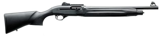 The beretta 1301 tactical is a gas powered 12 gauge semi-auto that fires extremely powerful and slightly reduced loads