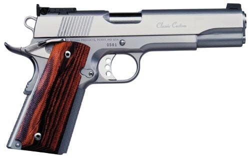 The Ed Brown Classic Custom 1911 is beautiful and comes with a lifetime warranty