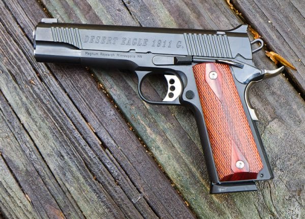 The Magnum Research Desert Eagle handgun has incredible shooting accuracy
