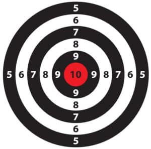 Shooting target - safety rules what is behind your target?