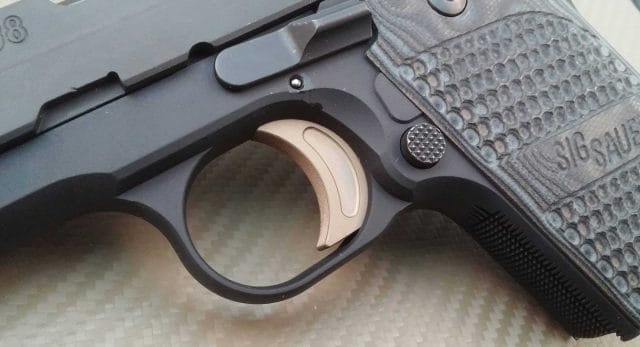 up close look at the sig sauer 238 trigger function
