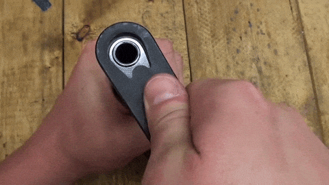 short video of my releasing the 1911 with a bushing tool and my thumb