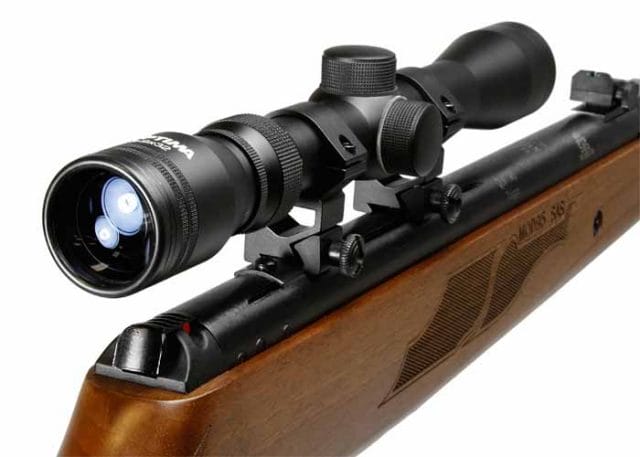 The Hatsan Optima 3-9x40 AO Mil-Dot Pellet Rifle Scope with Scope Mounts is ideal for improving accuracy with target practice or hunting small game