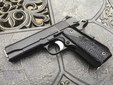 The Dan Wesson Guardian Semi-Automatic boasts a bobtail frame forged from anodized aluminum