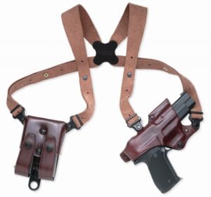 Galco Jackass Rig Shoulder System is still the best 1911 shoulder holster in terms of comfort, durability, quality, and popularity.