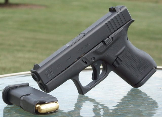 The Glock 42 the smallest Glock pistol 