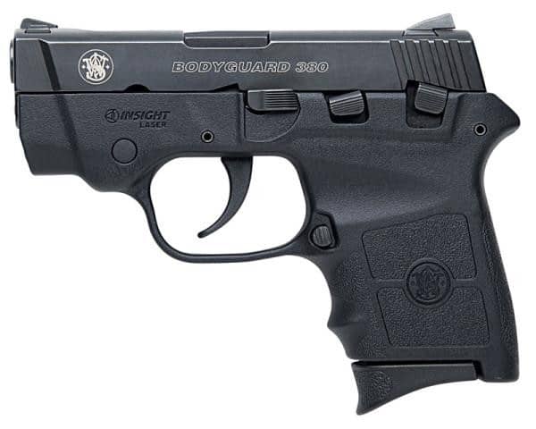 the Smith & Wesson Bodyguard is a compact and easy to conceal pocket pistol with drift adjustable sights