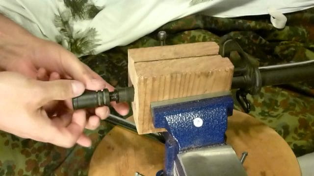 Threading a Muzzle Brake