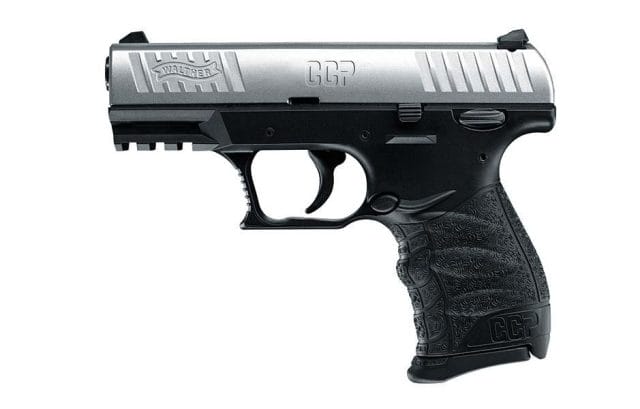 The Walther CCP utilizes softcoil gas technology for gas-delayed blowback