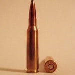 7mm-08 Remington caliber bullet