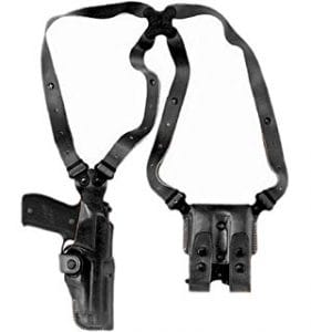 The Gould & Goodrich Gold Line Glock Shoulder Holster is made specifically for Glock 19 and other models. 