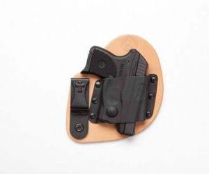 Microclip by CrossBreed is a hybrid leather/polymer Inside the Waistband holster