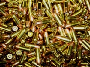 picture of hundreds of 9mm ammo