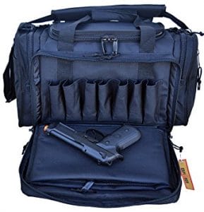 The Explorer Tactical Range Ready Bag is one of the most popular pistol range bag options on the market