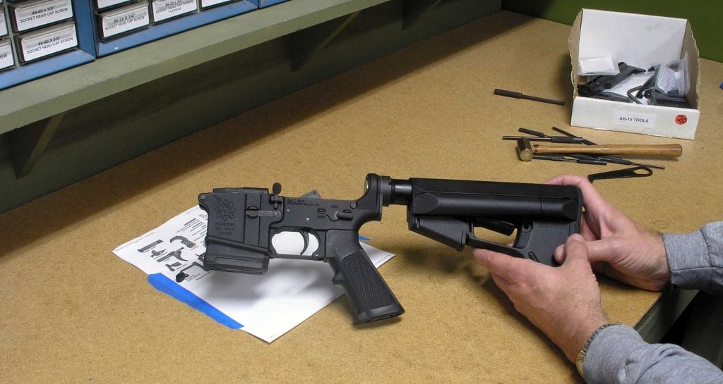 image of building customized AR 15