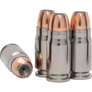 a picture of four 357 sig hollow points