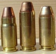 a picture of 357 sig, 10mm and 40 S&W